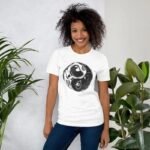 T-shirt Astronaute Alien Yin Yang