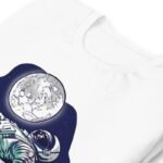 T-shirt Astronaute Imprimé De La Lune