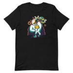 t shirt astronaute boombox musique et astronomie en harmonie noir xs 726 1