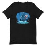 t shirt astronaute en coton peigne pour les passionnes despace noir chine xs 686 1