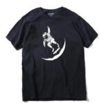t shirt astronaute skater confort pour les amateurs de sensations fortes noir s 717 1