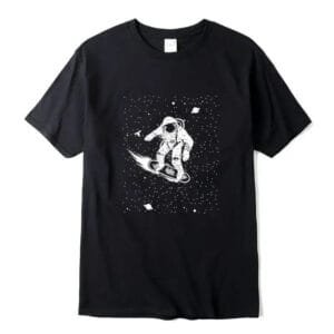 T-shirt Astronaute Skater Pour Les Rêveurs De L’espace 2 T-shirt Astronaute Skater Pour Les Rêveurs De L’espace - Noir / Xs