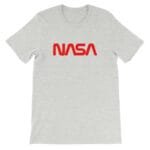 T-shirt Avec L’emblématique Logo De La Nasa - Gris Chiné Athlétique / s