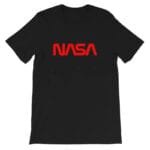 T-shirt Avec L’emblématique Logo De La Nasa - Noir / Xs