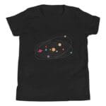 T-shirt En Coton Doux Avec Le Système Solaire Pour Passionnés D’astronomie - s