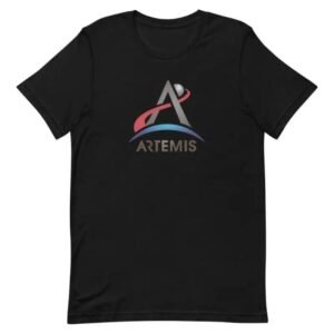t shirt en coton peigne avec logo du programme artemis noir xs 448 1