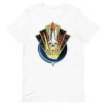 t shirt en coton peigne hommage aux navettes spatiales de la nasa blanc xs 439 1