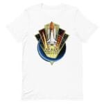 T-shirt En Coton Peigné Hommage Aux Navettes Spatiales De La Nasa - Blanc / Xs