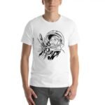 t shirt en coton peigne youri gagarine hommage a lespace 678 1