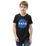 T-shirt Nasa Pour Enfants Avec Insigne Bleu Emblématique