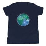 T-shirt Planète Terre Pour Sensibiliser Les Enfants à L’environnement - Bleu Marine / s