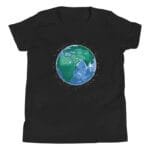 T-shirt Planète Terre Pour Sensibiliser Les Enfants à L’environnement - Noir / s