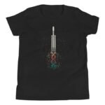 t shirt unique enfant hommage a la fusee falcon heavy spacex s 888 1