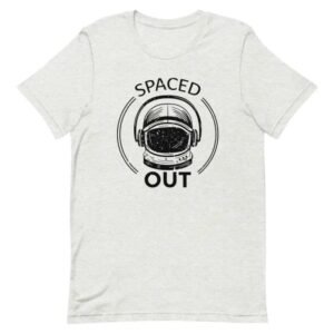 t shirt unisexe astronaute spaced out en 100 coton peigne s 354 1