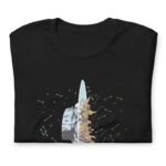 t shirt unisexe en coton peigne astronaute et portail stellaire 730 1