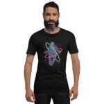 t shirt unisexe en coton peigne avec design astronaute retro 908 1