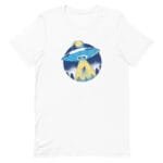 T-shirt Vaisseau Alien En Coton Peigné Pour Les Passionnés D’ufologie - Blanc / Xs