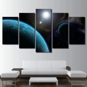 tableau de la planete neptune voyage au coeur des oceans glacials petit avec cadre 279 1