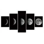 tableau decoratif des phases de la lune en polyptyque decorations 579 1