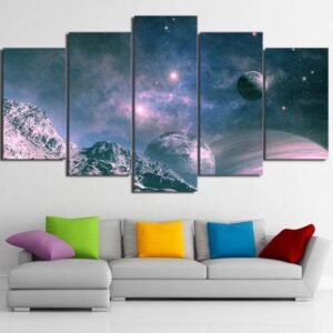 tableau horizon planetaire pour une decoration inspirante petit avec cadre 717 1