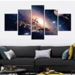 tableau iss hommage a la station spatiale internationale petit avec cadre 680 1