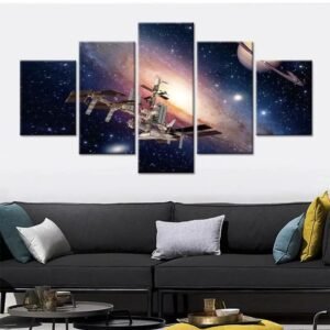 tableau iss hommage a la station spatiale internationale petit avec cadre 680 1