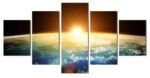 tableau lever de soleil spatial pour une decoration inspirante 632 1