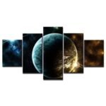 tableau polyptyque dexoplanetes pour un decor spatial unique affiches reproductions 246 1