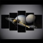 tableau sonde cassini un hommage aux images de saturne 104 1