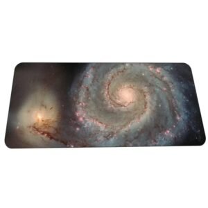 tapis de souris decoratif galaxie m51 pour un bureau style 700 x 300 3mm 559 1
