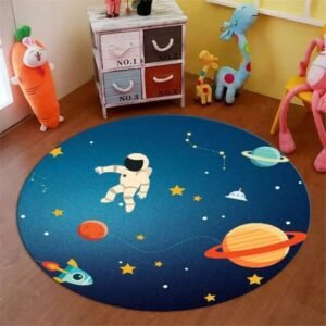 tapis decoratif astronaute pour une ambiance spatiale amusante 80cm 483 1