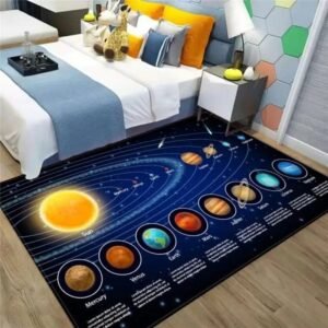 tapis educatif sur le theme du systeme solaire pour enfants 60 x 90cm 551 1