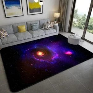 Tapis Galaxie Coloré Pour Un Intérieur Confortable Et Antidérapant 3 Tapis Galaxie Coloré Pour Un Intérieur Confortable Et Antidérapant - 60 x 90cm