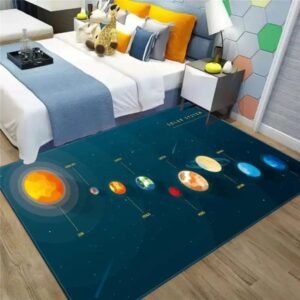 tapis solaire original pour une deco cosmique dans la chambre 60 x 90cm 240 1