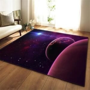 tapis spatial decore de planetes pour une chambre imaginative 100 x 150cm 573 1