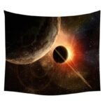 Tapisserie Éclipse Spatiale