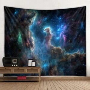 tapisserie intergalactique voyage au coeur des nebuleuses 100 x 150 cm decorations 223 1