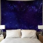 tenture murale ciel etoile pour une deco originale 73 x 95 cm decorations 161 1