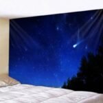 Tenture Murale Ciel Nocturne Météore Étoilé