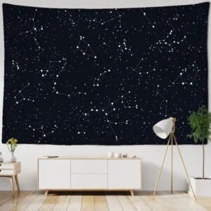 tenture murale constellation pour une ambiance nocturne magique 100 x 150 cm 408 1