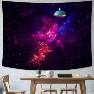 tenture murale cosmique pour une decoration spatiale elegante 100 x 150 cm tapisseries 367 1