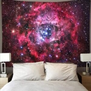 tenture murale nebuleuse de la rosette pour chambre ou salon 100 x 150 cm decorations 675 1