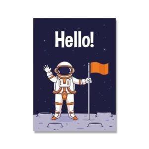 toile astronaute pour enfant atmosphere intergalactique 30 x 40 cm 738 1